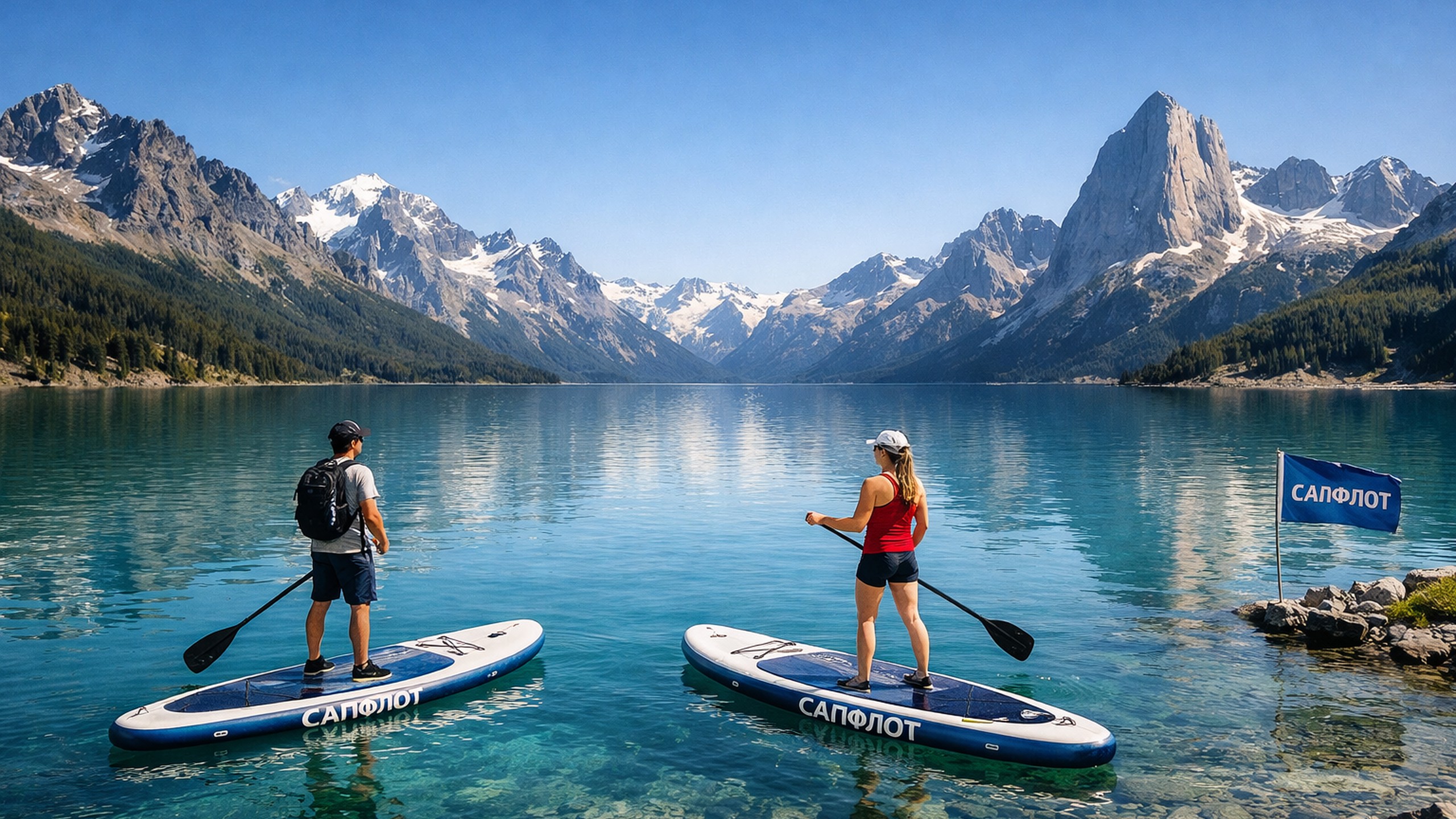 SUP-прогулка по красивой локации